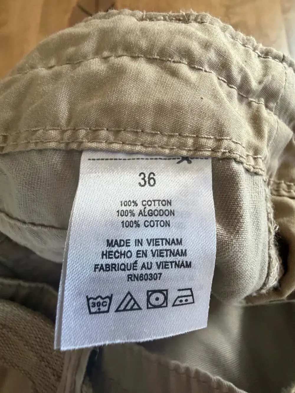 Pair of UNIONBAY Men's Cargo Shorts with Included Belts 36